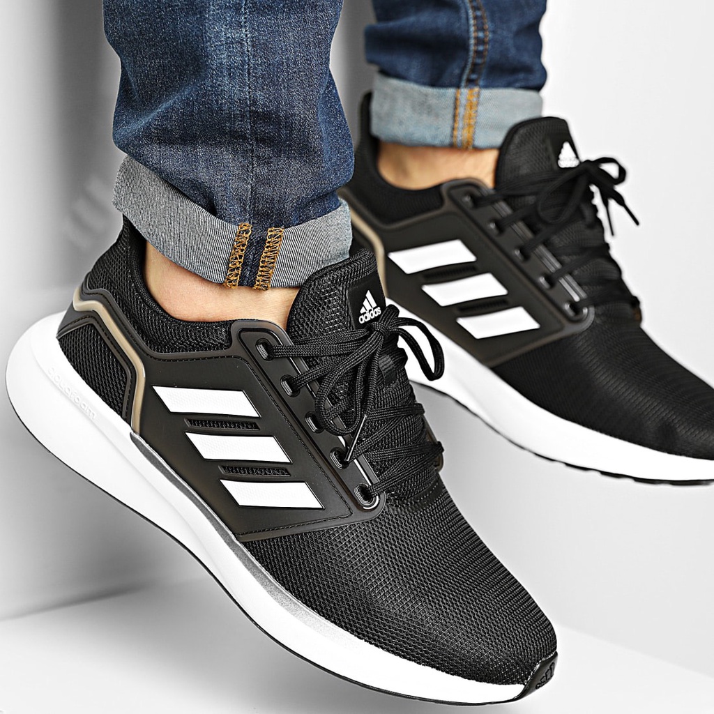 [100% CHÍNH HÃNG] Giày Adidas EQ19 Run đen trắng