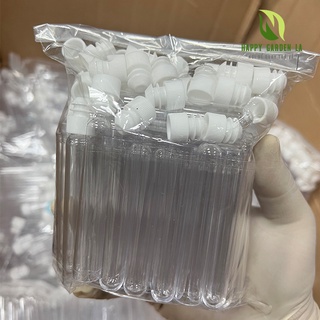 Ống nghiệm nhựa PS 5ml có nắp không nhãn túi 100 cái