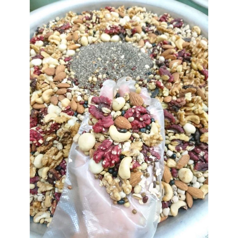 BỘT NGŨ CỐC HANDMADE 17 HẠT DINH DƯỠNG,LỢI SỮA 500gr | BigBuy360 - bigbuy360.vn
