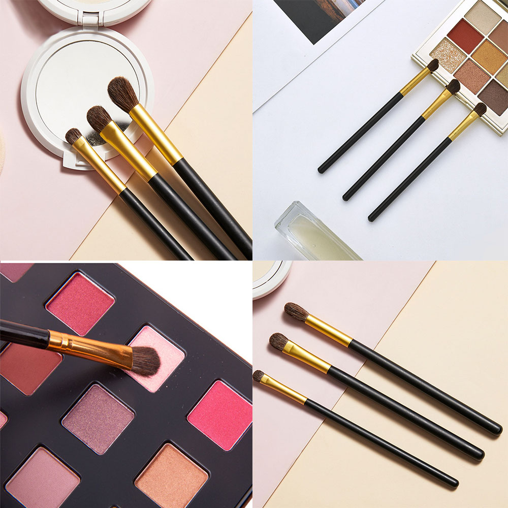 [Hàng mới về] Set 3 Cọ Trang Điểm Mắt Lông Mềm Cho Người Mới Bắt Đầu