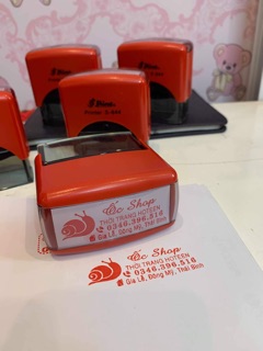 Dấu mộc tên shop