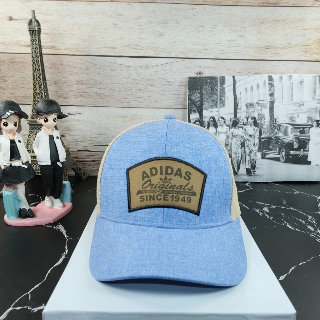 (VIDEO) Nón kết nam, mũ lưỡi trai nam nữ Adi.das phối lưới vải Kaki dày siêu chất và ngầu (Ảnh thật)