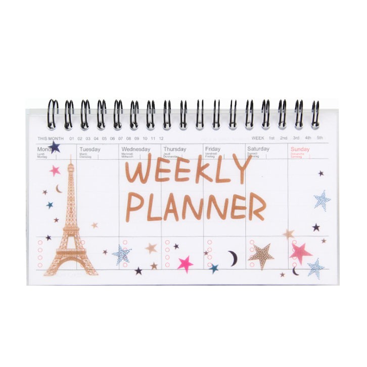 Sổ kế hoạch tuần Valentine tình nhân (Weekly Planner)