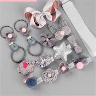 Set kẹp tóc 18 chi tiết cho bé gái