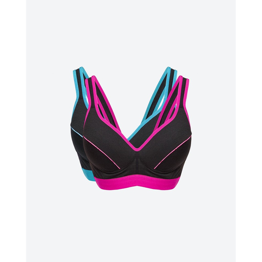 Viviane - Combo 2 áo ngực thể thao ôm trọn, định hình và nâng đỡ ngực - High Impact Strappy Back Sports Bra