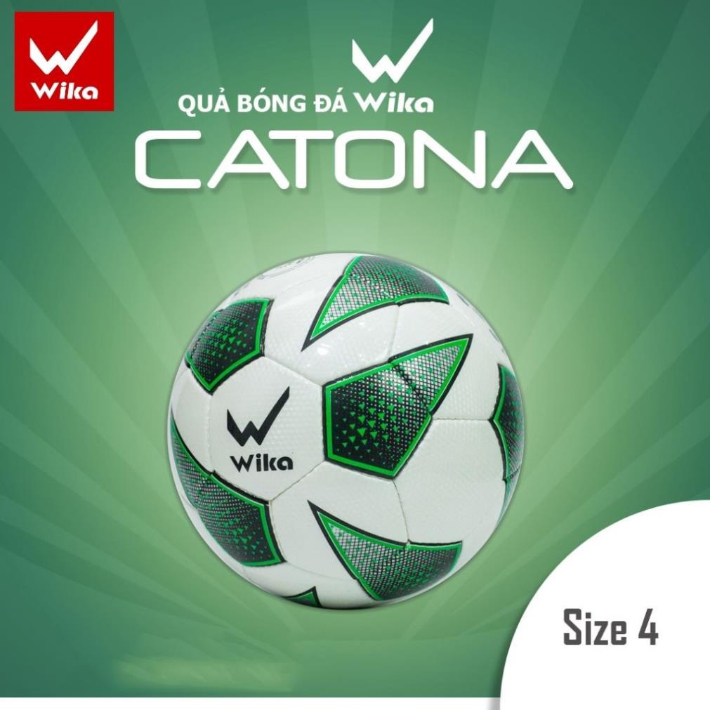 Bóng Đá Chính Hãng WIKA Catona Thiết Kế Chuẩn 4 Lớp Cơ Bản, Khâu Thủ Công Đạt Chuẩn FIFA Quality B-CATONA