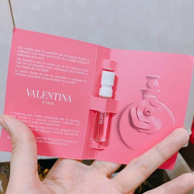 Vial mẫu thử nước hoa Valentina Pink và Blush siêu ít