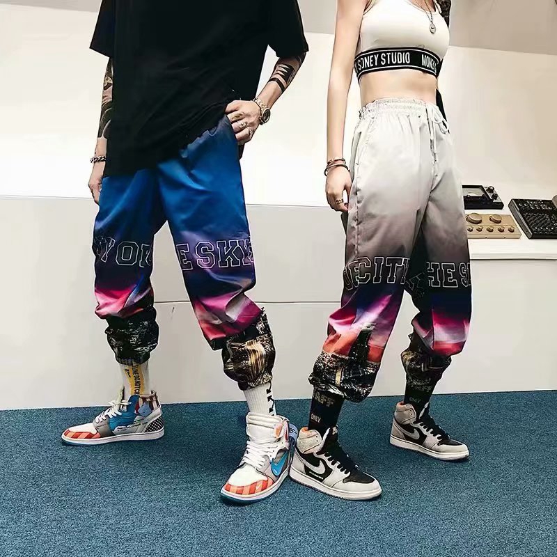 Quần thể thao dáng rộng cá tính phong cách hiphop hợp thời trang | BigBuy360 - bigbuy360.vn