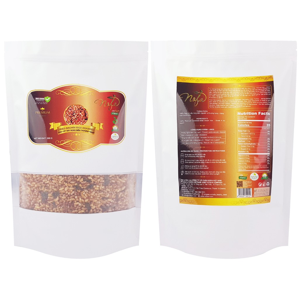 250g Gạo lứt sấy mix Rong biển Hàn Quốc Ăn kiêng, Giảm cân Ngon, Sạch & Đảm bảo | BigBuy360 - bigbuy360.vn