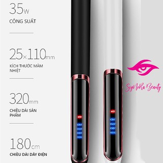 Máy ép duỗi tóc, là tóc, uốn xoăn tóc Hàn Quốc cao cấp [2 in 1]