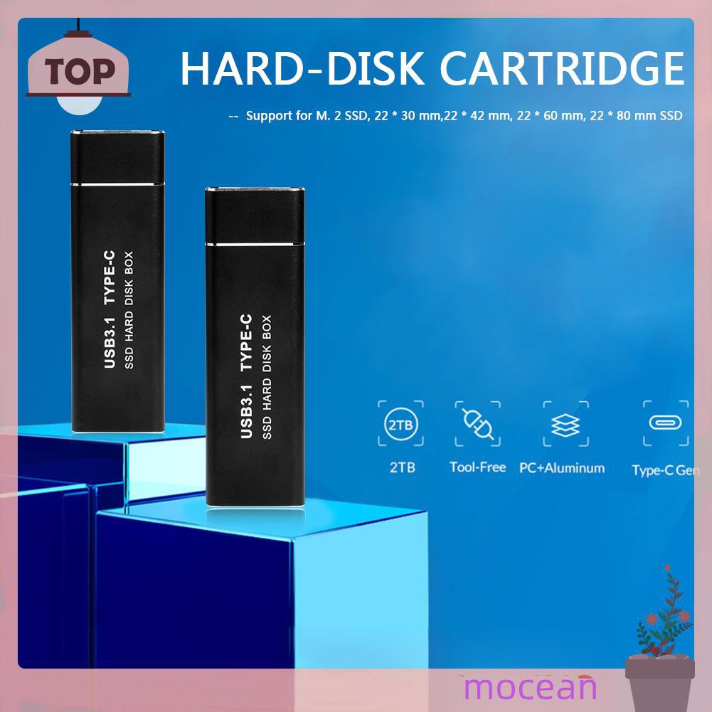 Hộp Ổ Cứng Ngoài Mocean Usb Type C M.2 Ssd Nvme Pcie Sata M / B Ốp | BigBuy360 - bigbuy360.vn