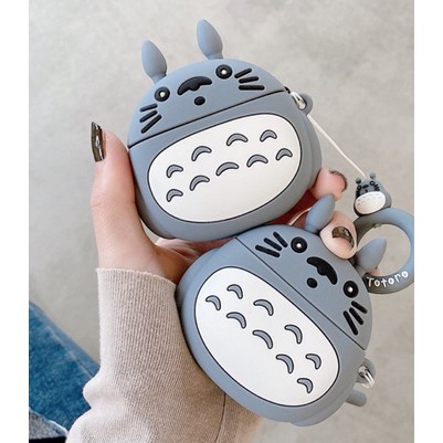 Case Vỏ Bao Airpods Đựng Tai Nghe Airpod 1 2 Pro Totoro Cover i11, i12...Toronto tặng kèm móc