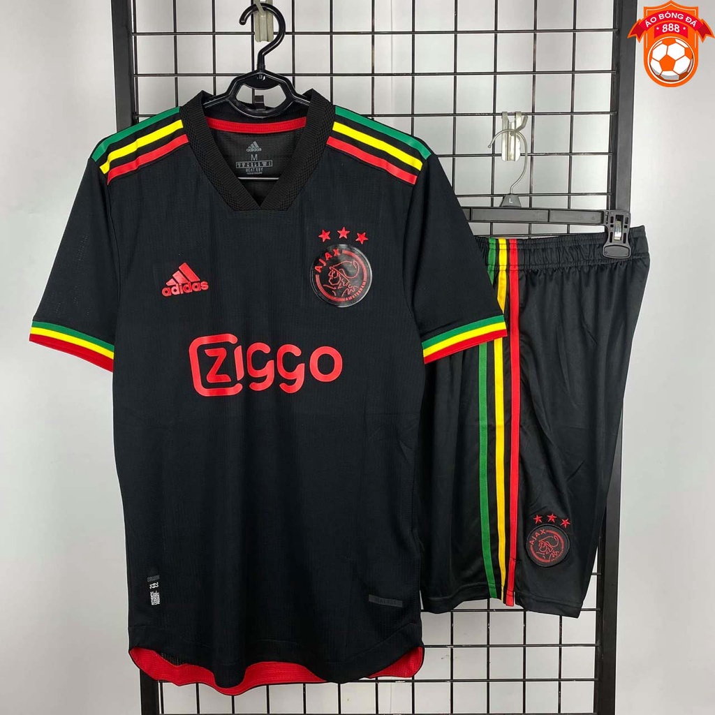 Áo Bóng Đá CLB Ajax Amsterdam Sân Khách 2021 - Chuẩn Mẫu Thi Đấu - Vải Polyester Thái Gai Lưới