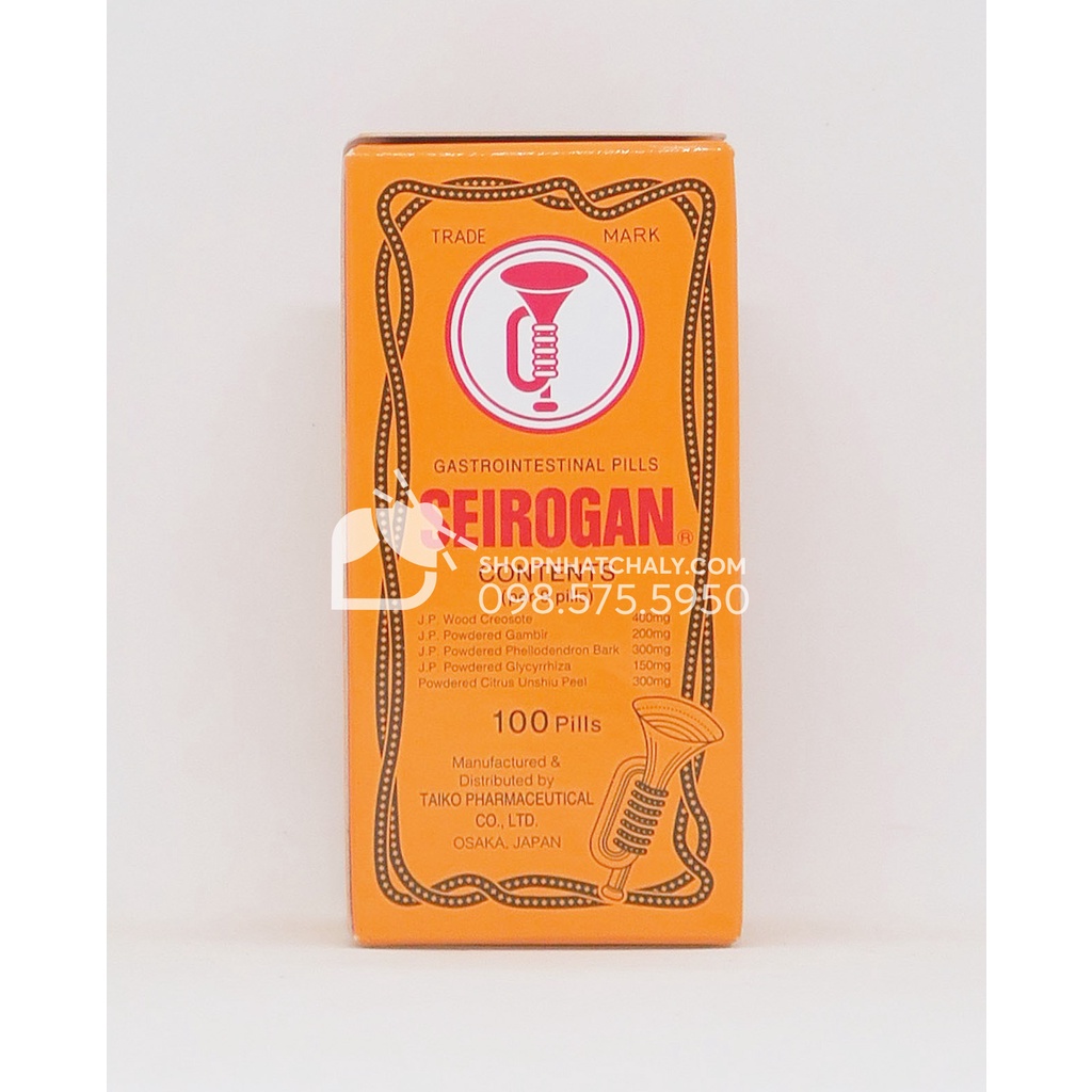 Viên uống giảm đau bụng cầm tiêu chảy Nhật Seirogan NB loa kèn