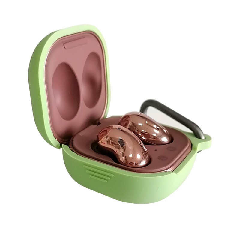 Vỏ bảo vệ hộp sạc tai nghe Galaxy-Buds Live màu trơn thời trang cao cấp