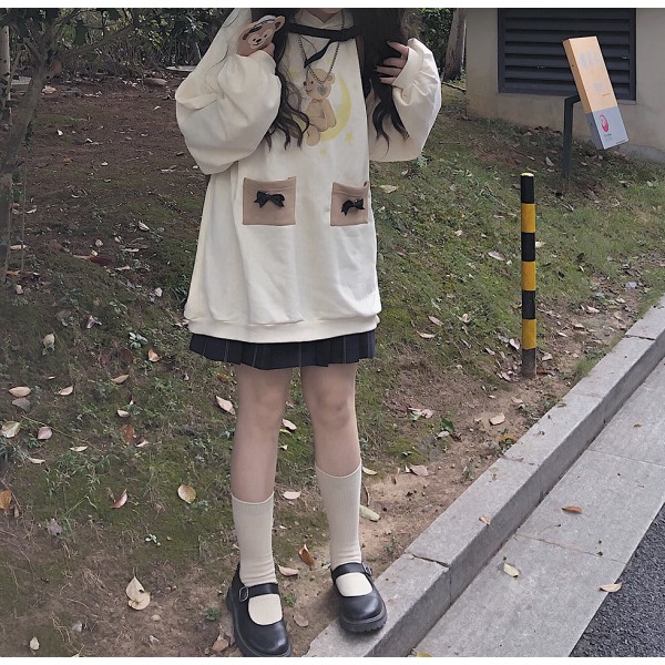 Áo Hoodie Tay Dài Theo Phong Cách Cổ Điển Nhật Bản | BigBuy360 - bigbuy360.vn