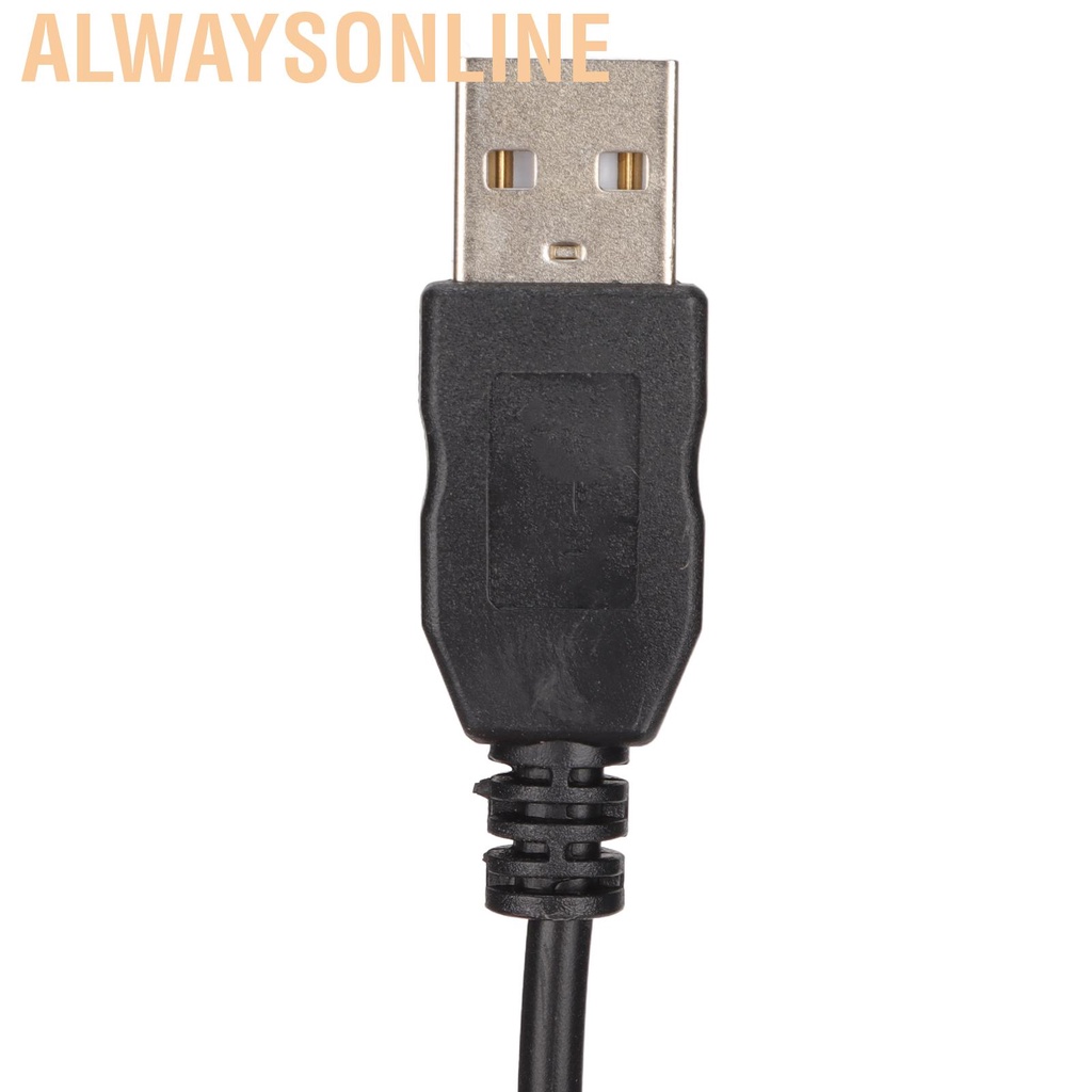 Alwaysonline USB Foot Switch Pedal  Ergonomic Design High Sensitivity Multifunctional ABS Triple Foot Switch Pedal for Factory testing Playing games Zooming