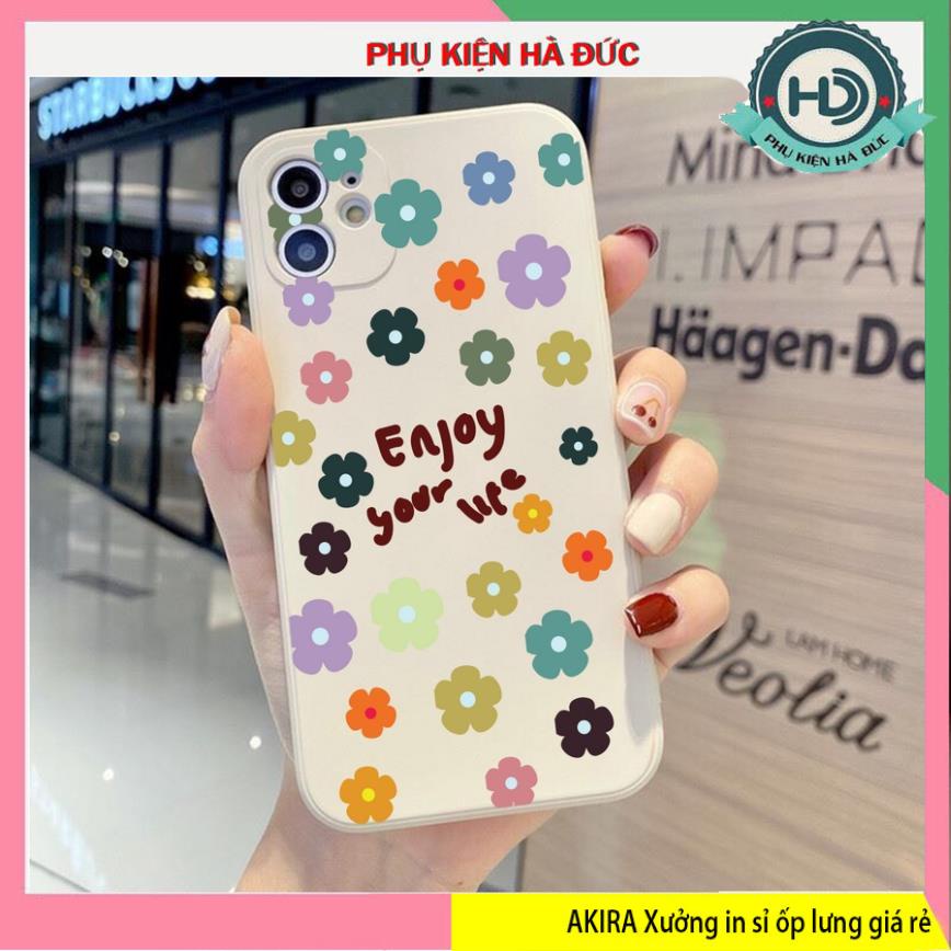 ốp lưng iphone Enjoy chống sốc dẻo tpu mềm vuông cạnh bảo vệ camera cho full dòng máy ip