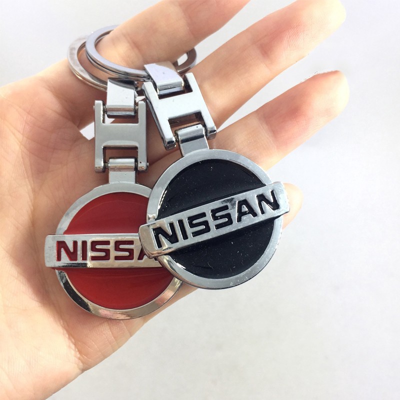 1 Móc Khóa Kim Loại Hình Logo Xe Hơi Nissan