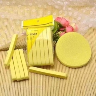 [RẺ VÔ ĐỊCH]Sét 12Miếng Bông Mút Nở Rửa Mặt Chivey