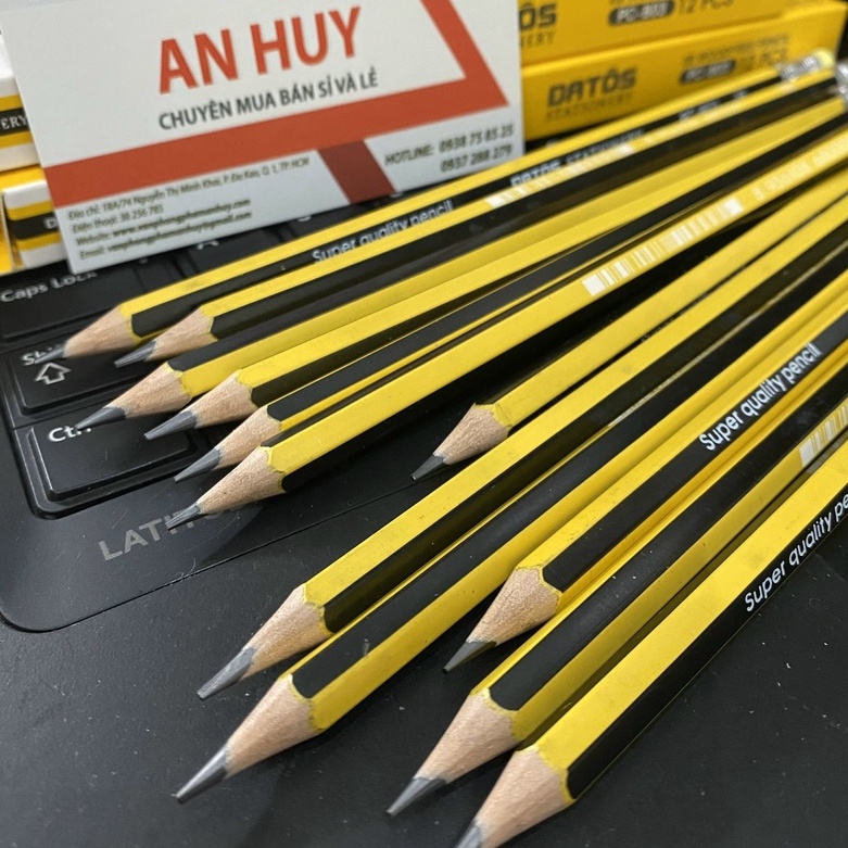 Bút chì gỗ có gôm 2B Batos Pencil PC-B03