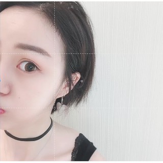 Bông tai trái tim cầu vồng