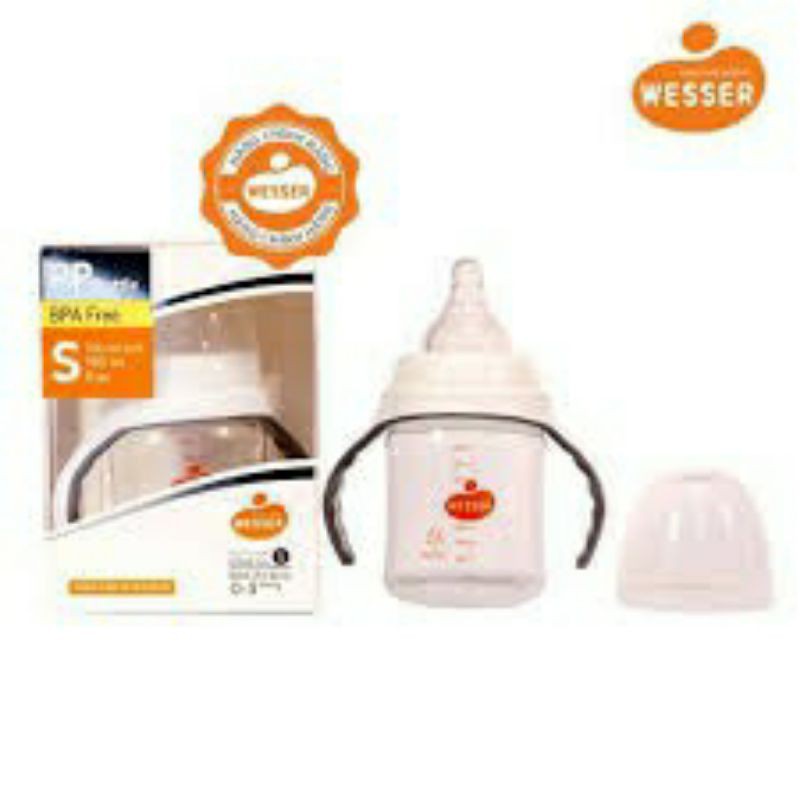 Bình sữa wesser pp cổ rộng 180ml