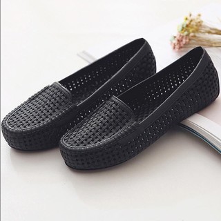 Giày nhựa búp bê nữ đi mưa hình hoa