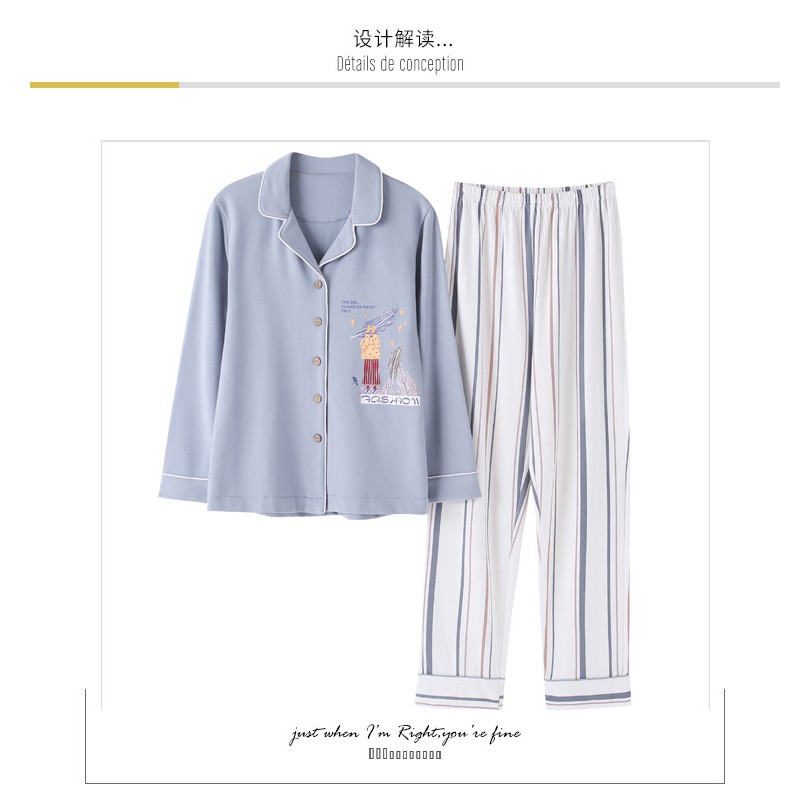 [11 mẫu] Bộ Pijama Nữ Cotton 100% Dài Tay Đẹp | BigBuy360 - bigbuy360.vn