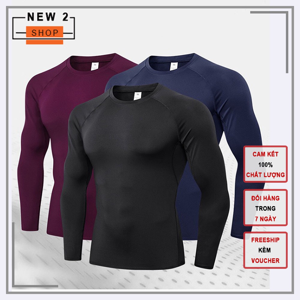 Áo giữ nhiệt nam -Áo thun giữ nhiệt chất liệu mềm mịn ôm sát cơ thể thoải mái vận động dễ dàng New2_Shop