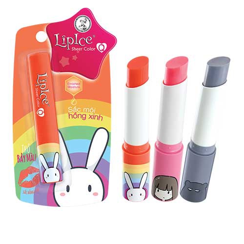 Son LipIce Sheer Color Q Bestie phiên bản Thỏ 7 màu