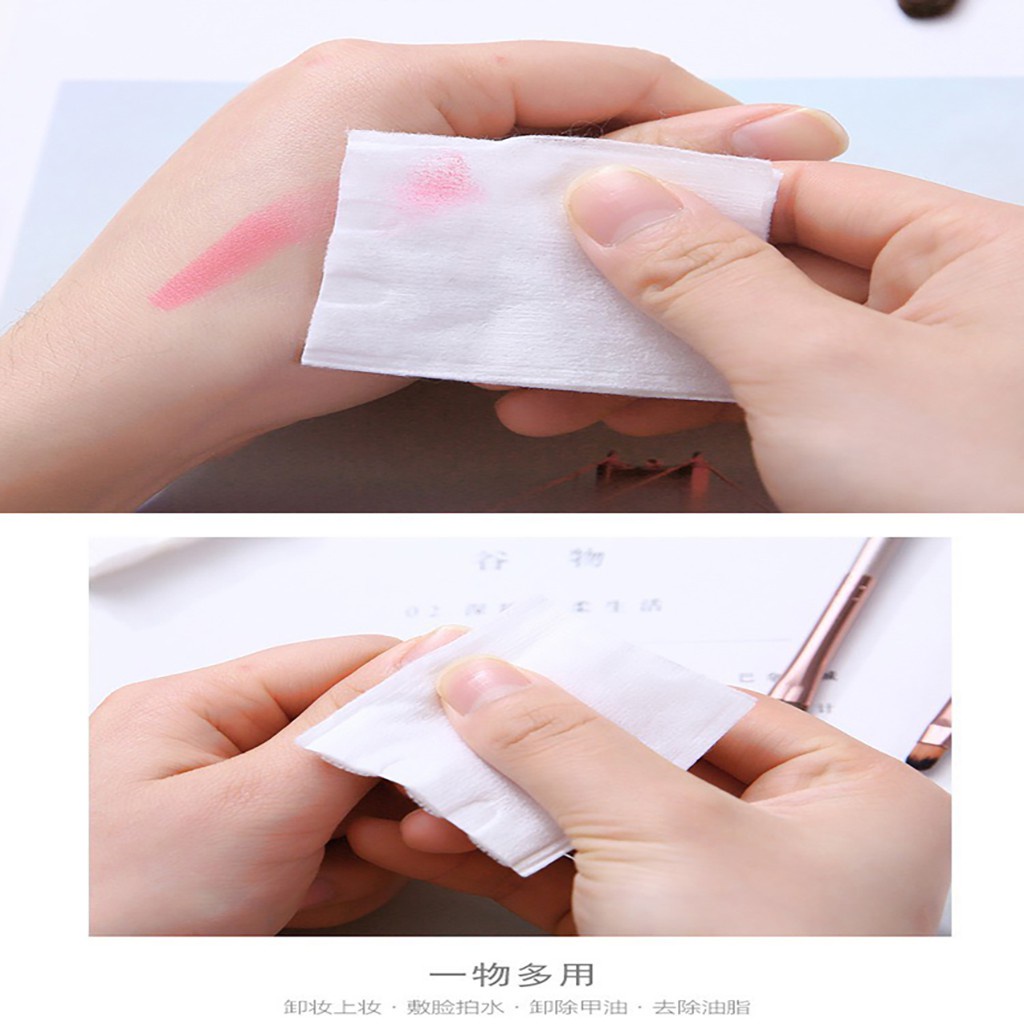 [MẪU BÌ MỚI] Sỉ- Bông tẩy trang nhau 3 lớp cotton pads 222 miếng dày dặn, mềm mịn chính hãng- Hanayuki Asia