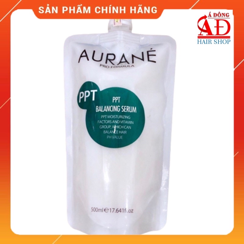 [+Tặng mũ trùm] KEM Ủ CỨU TÓC HƯ TỔN AURANE PPT BALANCING SERUM 500ml