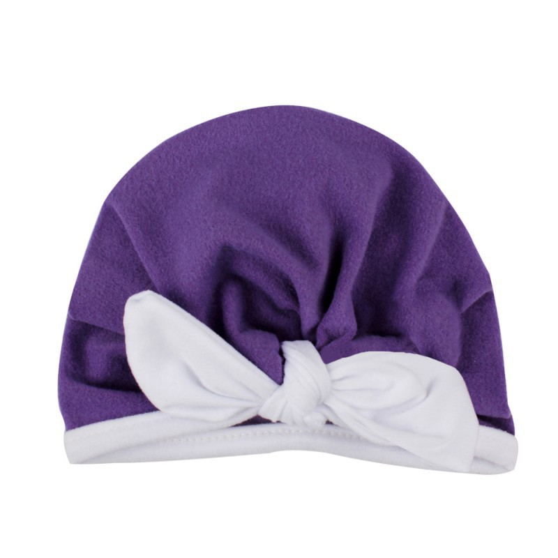 Mũ thắt nút mềm mại dễ thương cho bé