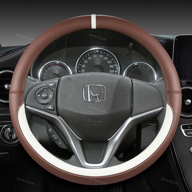 Bao Da Bọc Vô Lăng Xe Hơi Honda Civic FC FD Jazz BRV CRV HRV 38cm