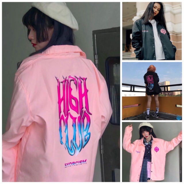 Áo khoác dù nam nữ 2020Highclubb in màu có size lớn kèm ảnh thật