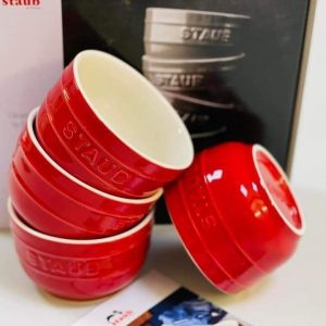 SET 4 bát STAUB ĐỎ CHERRY