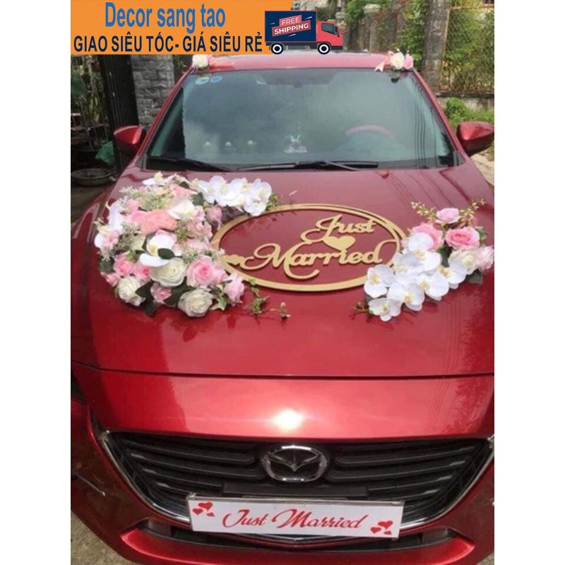 Chữ Hỷ alu gương vàng 3mm cỡ 40×40,60×60