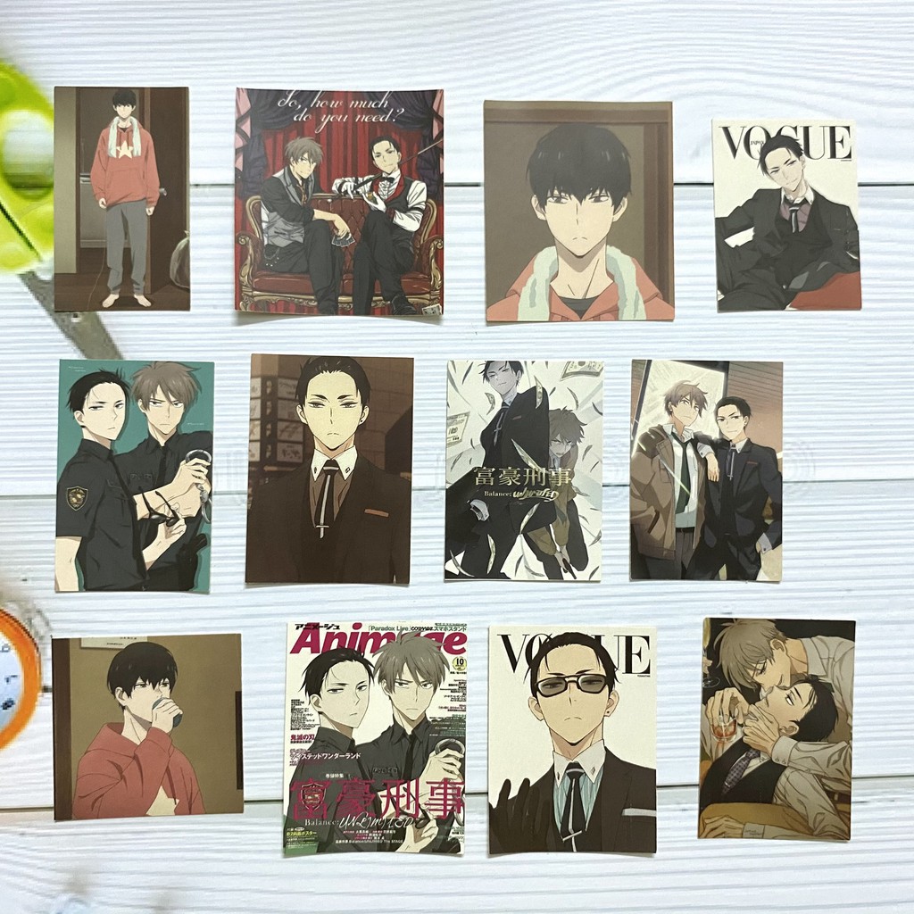 Bộ hình dán - sticker anime Thám tử đại gia  Fugou Keiji: Balance:UNLIMITED dán trang trí laptop, máy tính bỏ túi,