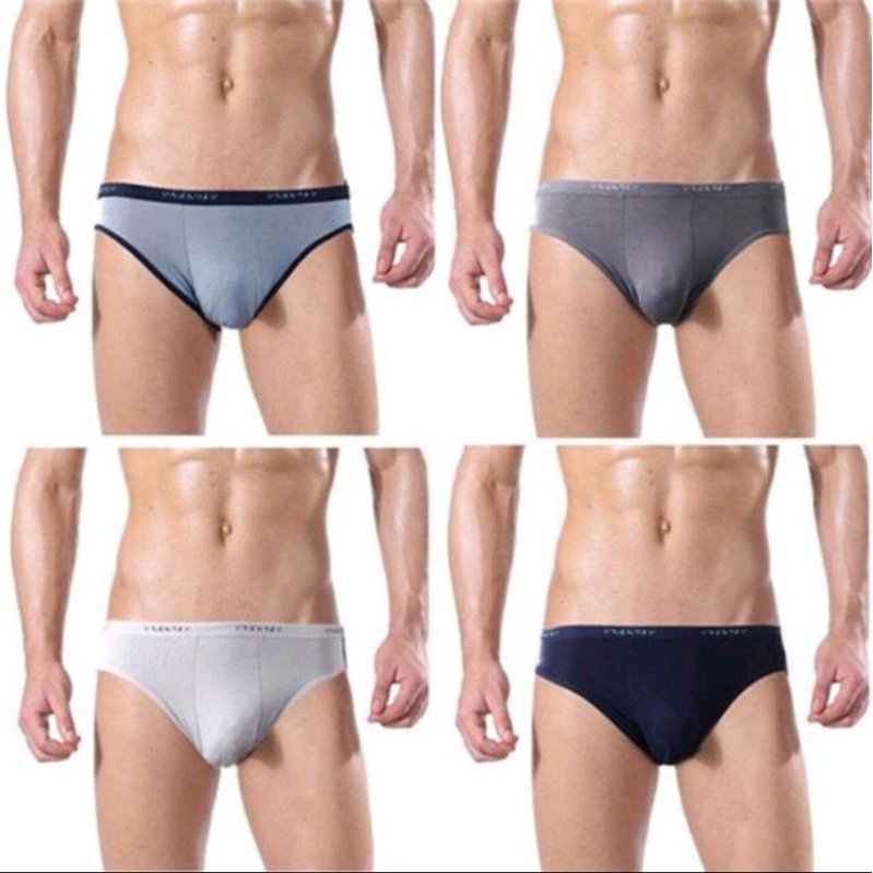 Hộp 4 Chiếc Quần Lót Nam Sịp Nam Cạp Bé Cao Cấp Xuất Nhật Co Giãn 4 Chiều Rất Thoải Mái