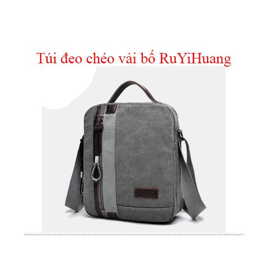 Túi đeo chéo vải bố RuYiHuang