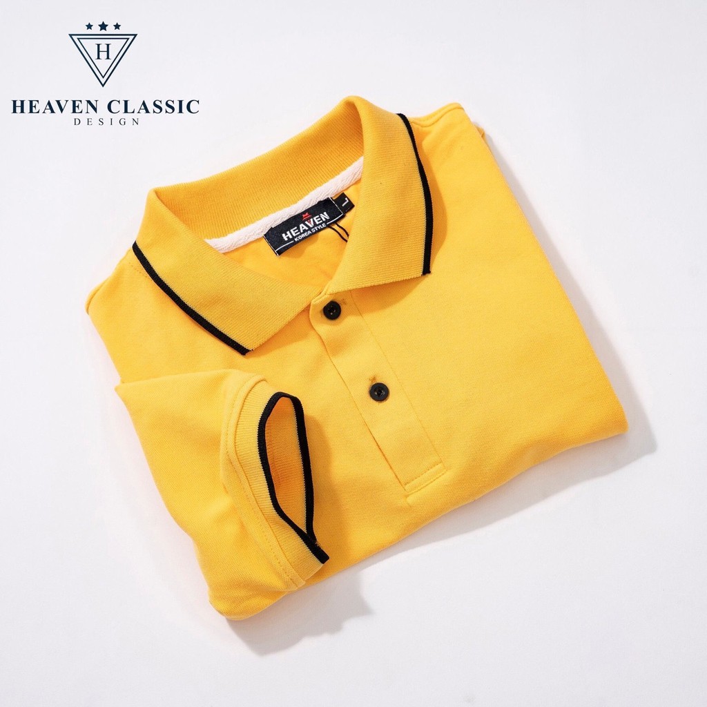 Áo thun cổ bẻ,Áo phông, thun cộc tay, tay lỡ cổ bẻ có viền trang trí nam chất thun đẹp | BigBuy360 - bigbuy360.vn