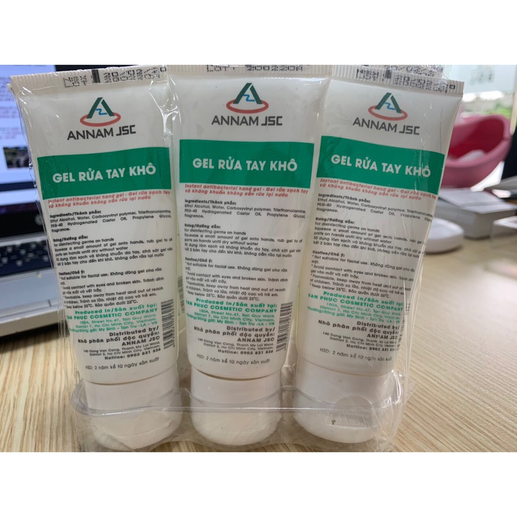 Gel rửa tay khô diệt khuẩn HAND SANITIZER - Chiết xuất hương liệu tự nhiên