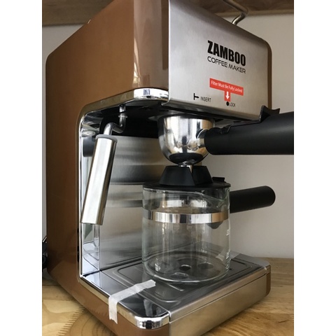 Máy pha cà phê espresso Zamboo ZB-68CF màu Coffee