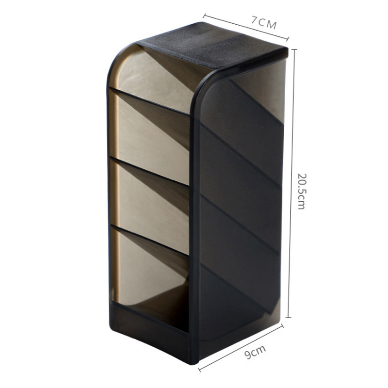 Hộp đựng bút để bàn bằng nhựa trong suốt nhiều mẫu tùy chọn tiện lợi