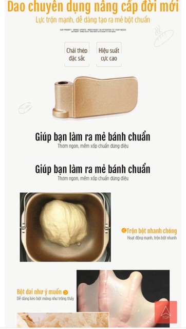 Máy làm bánh mỳ Donlim hàng order