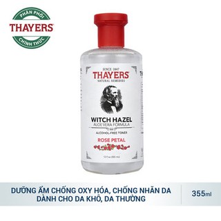 Nước hoa hồng 100% KHÔNG CỒN THAYERS