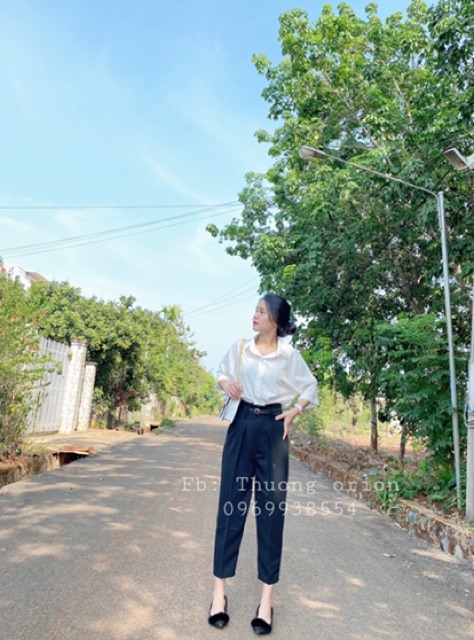 Quần BAGGY kiểu + dây nịch Ảnh chụp thật 100% | BigBuy360 - bigbuy360.vn