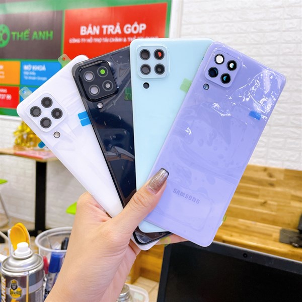 Nắp lưng zin Samsung A22 4G, lưng SM-A225 zin công ty có kính camera có bảo hành