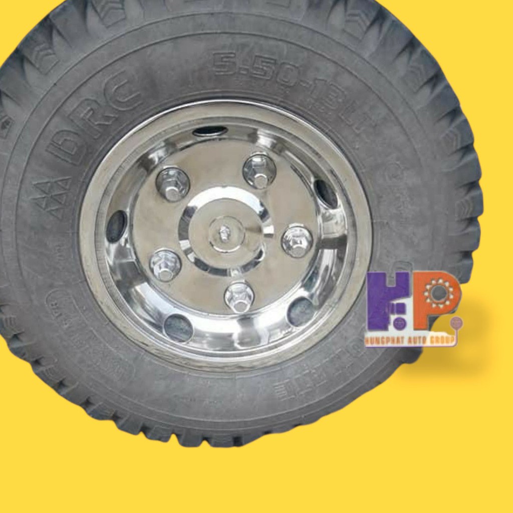 Ốp Chụp Mâm Inox Cho Xe Tải K250, N250, K165, K3000, K2700